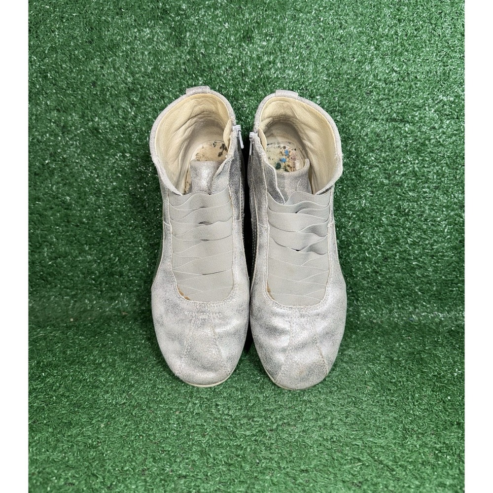 Rare Puma Eskiva Mid Silver Leather Shoes Boxing Sneakers Vtg Womens Size 7 US - Picture 12 of 12